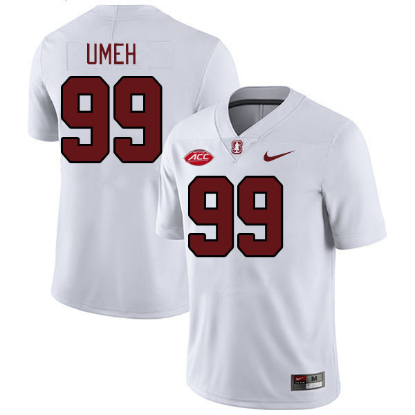Men #99 Benedict Umeh Stanford Cardinal 2024 ACC Conference College Football Jerseys Stitched-White